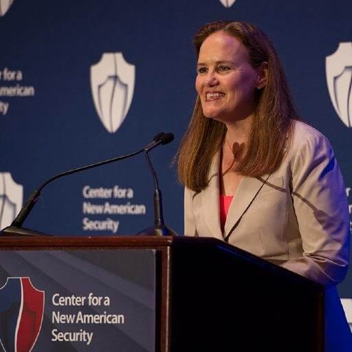 Michele Flournoy, co-founder of a Washington, D.C., think tank, may become the new U.S. Defense Secretary under Biden. (Credit: Twitter)